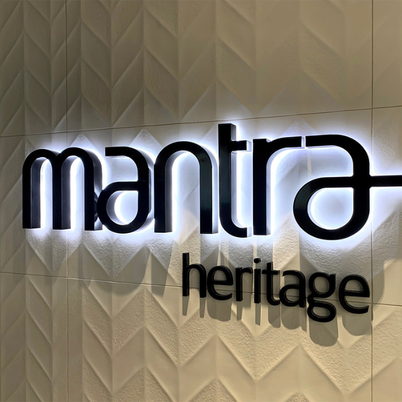 LED Backlit 3D Letters & Numbers – Stainless Steel Custom Signs