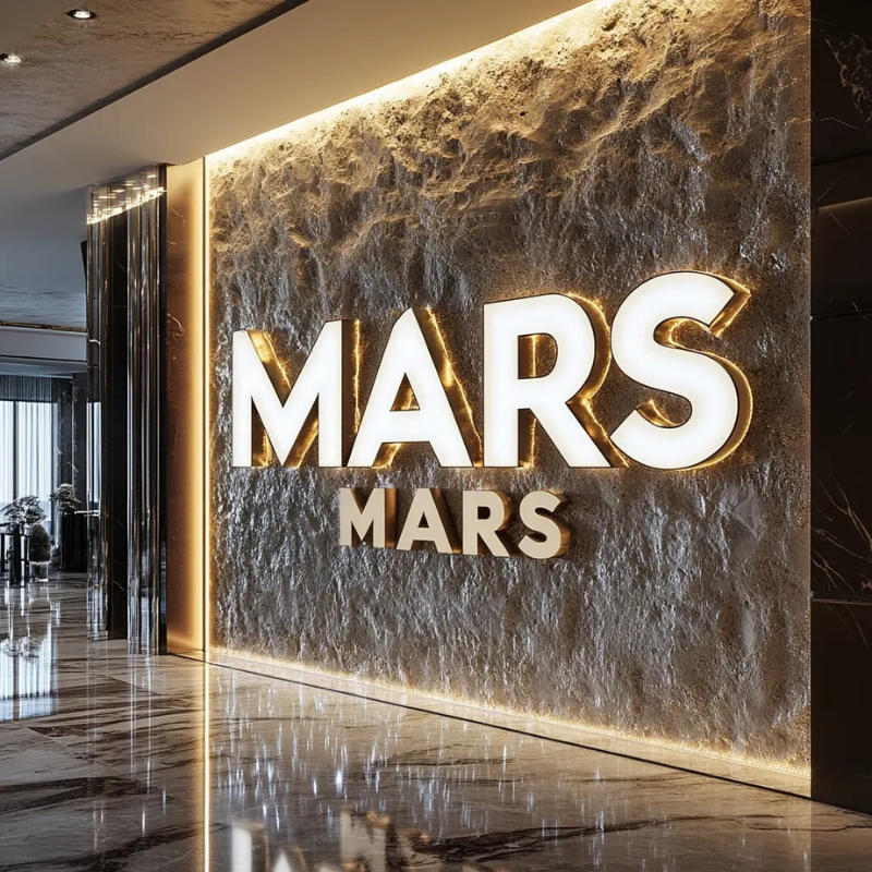 LED Backlit 3D Letters & Numbers – Stainless Steel Custom Signs