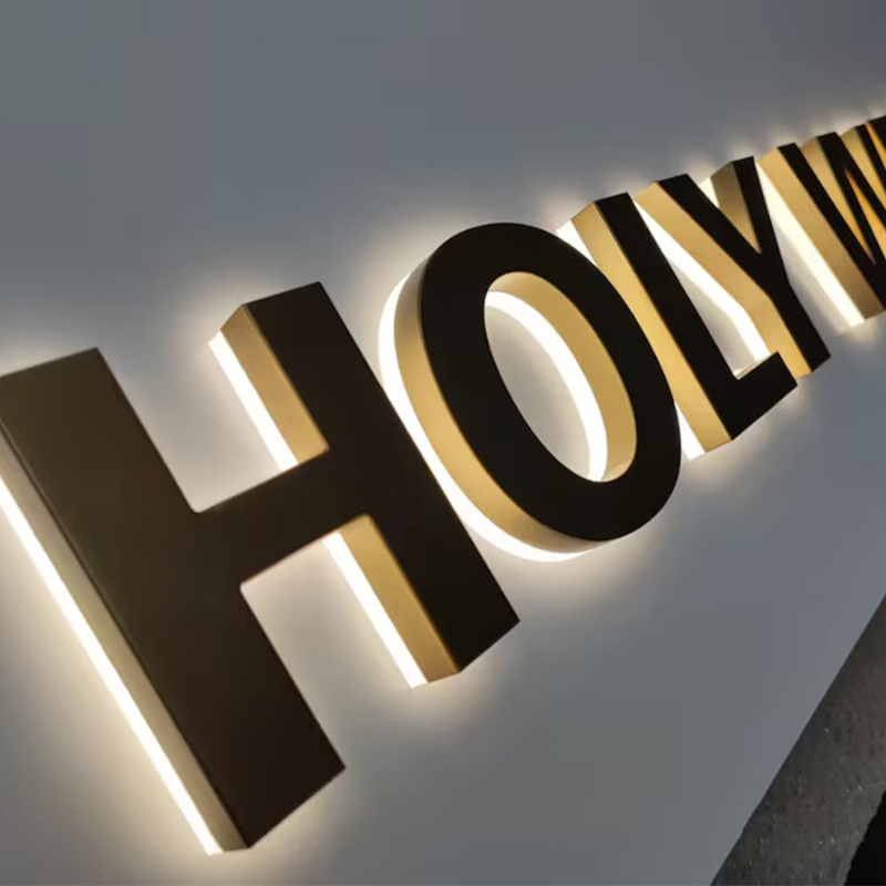 LED Backlit 3D Letters & Numbers – Stainless Steel Custom Signs