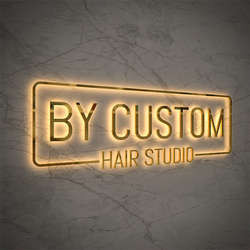 LED Backlit 3D Letters & Numbers – Stainless Steel Custom Signs