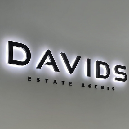 LED Backlit 3D Letters & Numbers – Stainless Steel Custom Signs