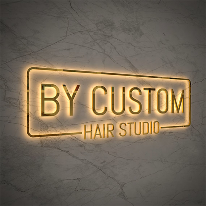 LED Backlit 3D Letters & Numbers – Stainless Steel Custom Signs