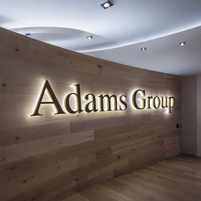 LED Backlit 3D Letters & Numbers – Stainless Steel Custom Signs